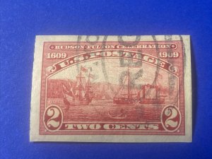 US Stamps- SC# 373 - Hudson - Used - SCV = $27.50