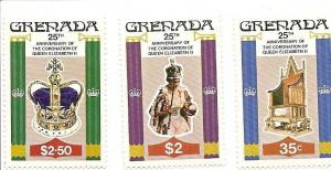 Grenada 873-875 MNH