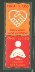 United Nations-Geneva #485-486  Multiple