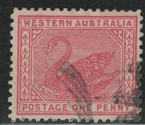 Australia Western Australia Scott # 90, used, perf 12.5