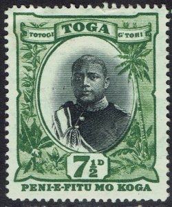 TONGA 1897 KING 7½D