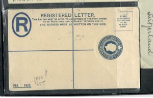 TANGANYIKA  COVER (P2908B)   KGV   30C  RLE UNUSED SPECIMEN 