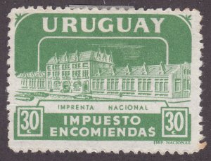 Uruguay Q91 Parcel Post Stamp 1960