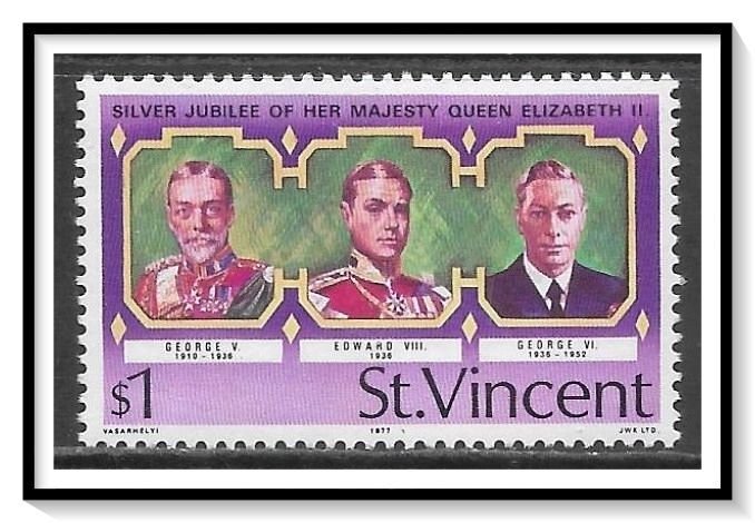 St Vincent #493 Kings & Queens MNH