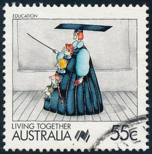 Australia 1988 55c Living Together - Education SG1126 Fine Used 1