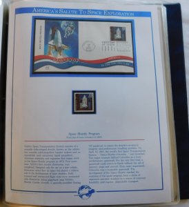 America's Salute to Space Exploration, Fleetwood First Day Covers w/ Min...