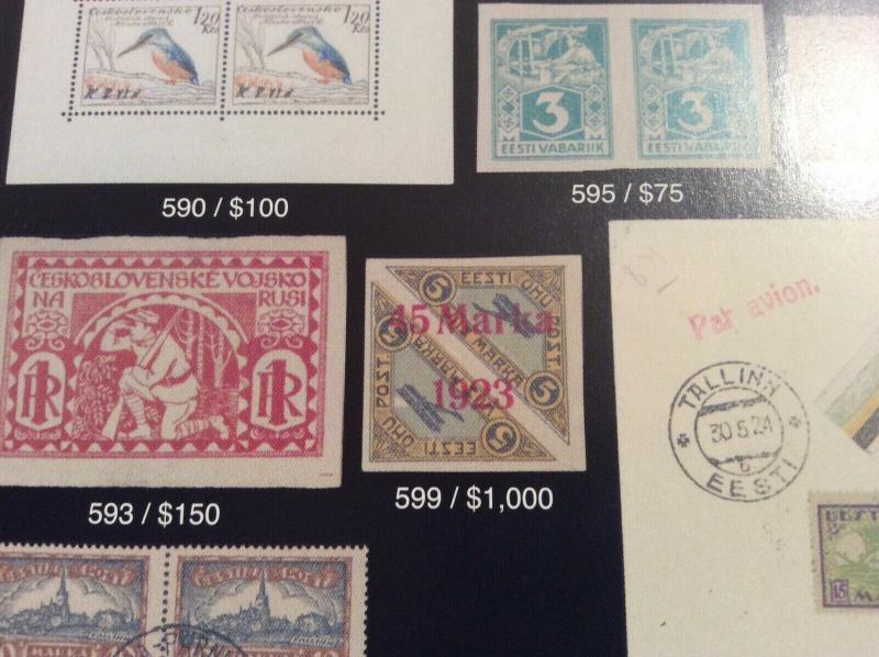 Raritan Auction 2019 # 81,Mar.21-23,Worldwide Rarities,Mostly RARE Russia,NEW !!