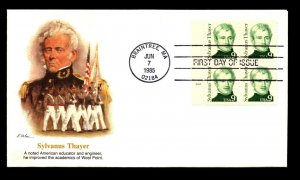 SC# 1852 FDC / Fleetwood / Unaddressed / Plate Block - L10371