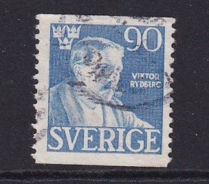 Sweden #364  used 1945 Rydberg  perf. 12 1/2   Vert.  90o