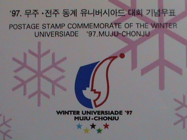 ​KOREA STAMP-1997-SC#1896-WINTER UNIVERSIADE'97 ICE SKATER- MNH S/S  VERY FINE