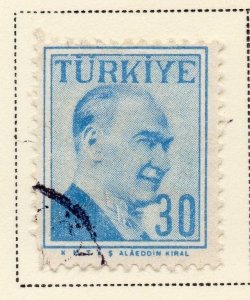 Turkey 1957 Early Issue Fine Used 30K. 091592