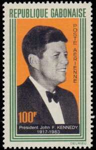 Gabon #C27, Complete Set, 1964, Hinged