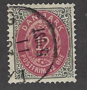 Denmark SC#29 Used F-VF...Fill a great Spot!