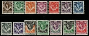 NORTHERN RHODESIA SG61/74 1953 DEFINITIVE SET MNH