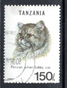 TANZANIA 967F Persian silver tabby cat