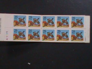 ​UNTIED STATES-1987SC# 2283a LOVELY PHEASANT BIRD-RARE BOOKLET MNH VERY FINE
