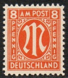 Germany AMG Issue Sc #3N6 Mint Hinged