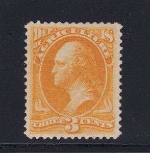 O3 VF-XF original gum mint lightly hinged with nice color cv $ 225 ! see pic !