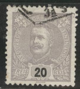 Portugal Scott 114 Used from 1899-1905 King Carlos set