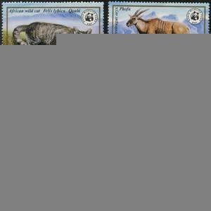 LESOTHO 1982 - Scott# 351-5 Fauna Set of 5 NH