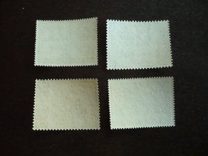 Stamps - British Honduras - Scott# 137-140 - Mint Never Hinged Set of 4 Stamps