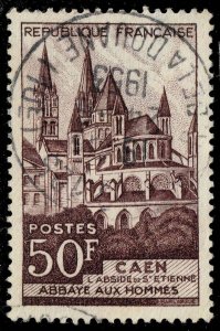 France #674 Abbaye aux Hommes; Used