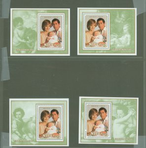 Niue #364-367  Single (Complete Set) (Paintings)