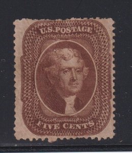 30A F-VF unused ( mint no gum ) with nice color cv $ 850 ! see pic !