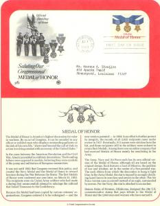 Medal of Honor, FDC's (USHFDC2045)