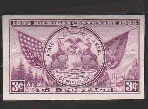 # 778c MINT NEVER HINGED ( MNH ) MICHIGAN CENTENARY