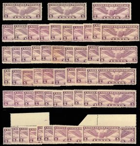 C12, Mint Fine+ OG NH - Wholesale lot of 83 stamps Cat $1,494.00 - Stuart Katz