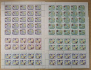 Haiti 1995 - 25th Assembly of the O.A.S - Set of 6v Sheets of 25 - MNH