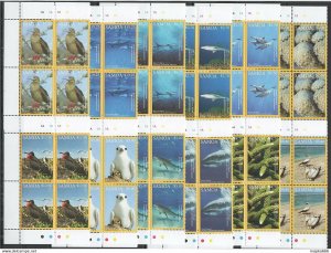 2016 Samoa National Geographic Marine Life Birds Michel 200 Euro !!! 4Set ** Nw