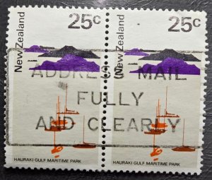 Stamp New Zealand 1971 Hauraki Gulf Maritime Park A177 #454 used x2