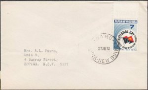 PAPUA NEW GUINEA 1972 cover ex DARU.........................................U816