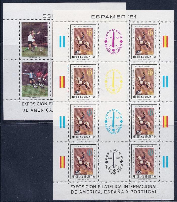 Argentina 1981 MH / MNH Lot