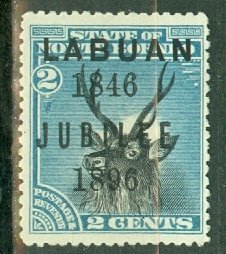 CP: Labuan 67e unused no gum (perf 14) CV $52.50