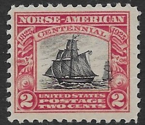 US 620 1925  2 cents fvf mint  nh