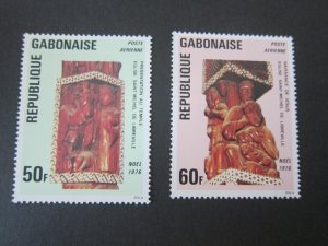 Gabon 1976 Sc C188-9 set MNH