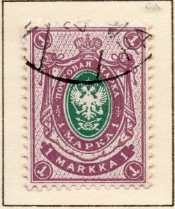 Finland 1901-15 Early Issue Fine Used 1mk. NW-269292
