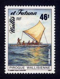 Wallis & Futuna Sc# 399 MNH Wallis Island Pirogue