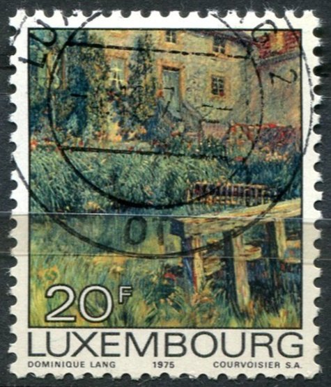 Luxembourg Sc#562 Used, 20fr multi, Luxembourg Culture: Paintings (1975)