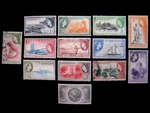 BARBADOS - SCOTT#235-247 - CS - MINT/USED - CAT VAL $29.85