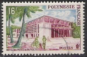 French Polynesia #195 Post Office Used