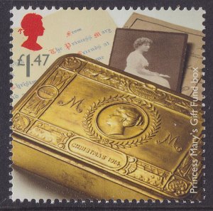 GB 3631 First World War 1914 Princess Mary’s Gift Fund box £1.47 single MNH 2014