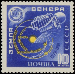 Russia #2456-2457, Complete Set(2), 1961, Space, Never Hinged