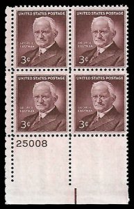 PCBstamps   US #1062 PB 12c(4x3c)George Eastman, (25008), MNH, (PB-3c)