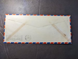 1950 USA Airmail Souvenir Cover San Francisco CA to Honolulu HI 15th Anniversary