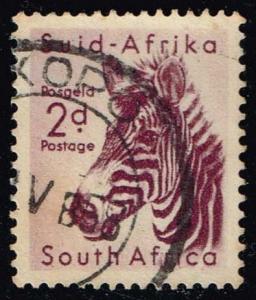 South Africa #203 Zebra; Used (0.25)