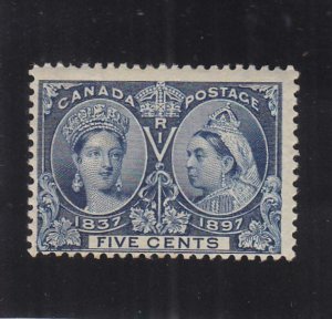 Canada: 5c Jubilee Issue, Sc #54, MH, Heavy Hinged (38505)